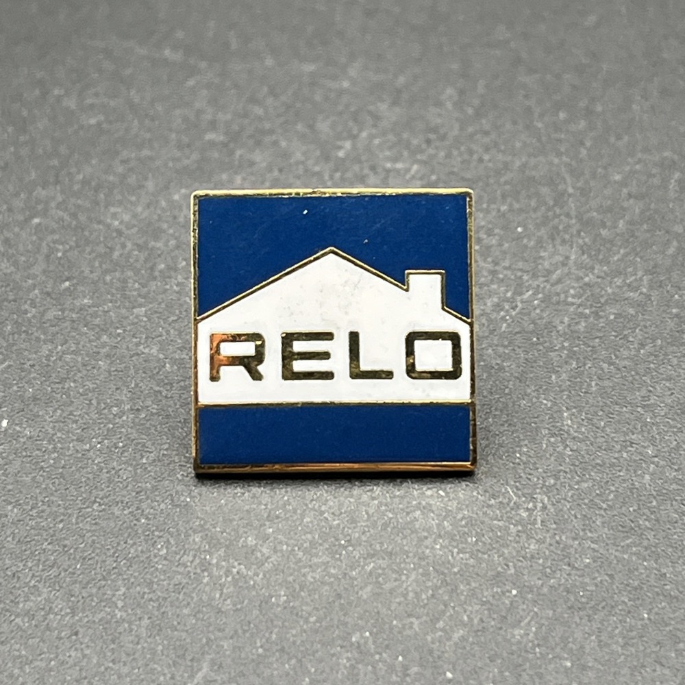 RELO Relocation Services House Real Estate Lapel Hat Pin